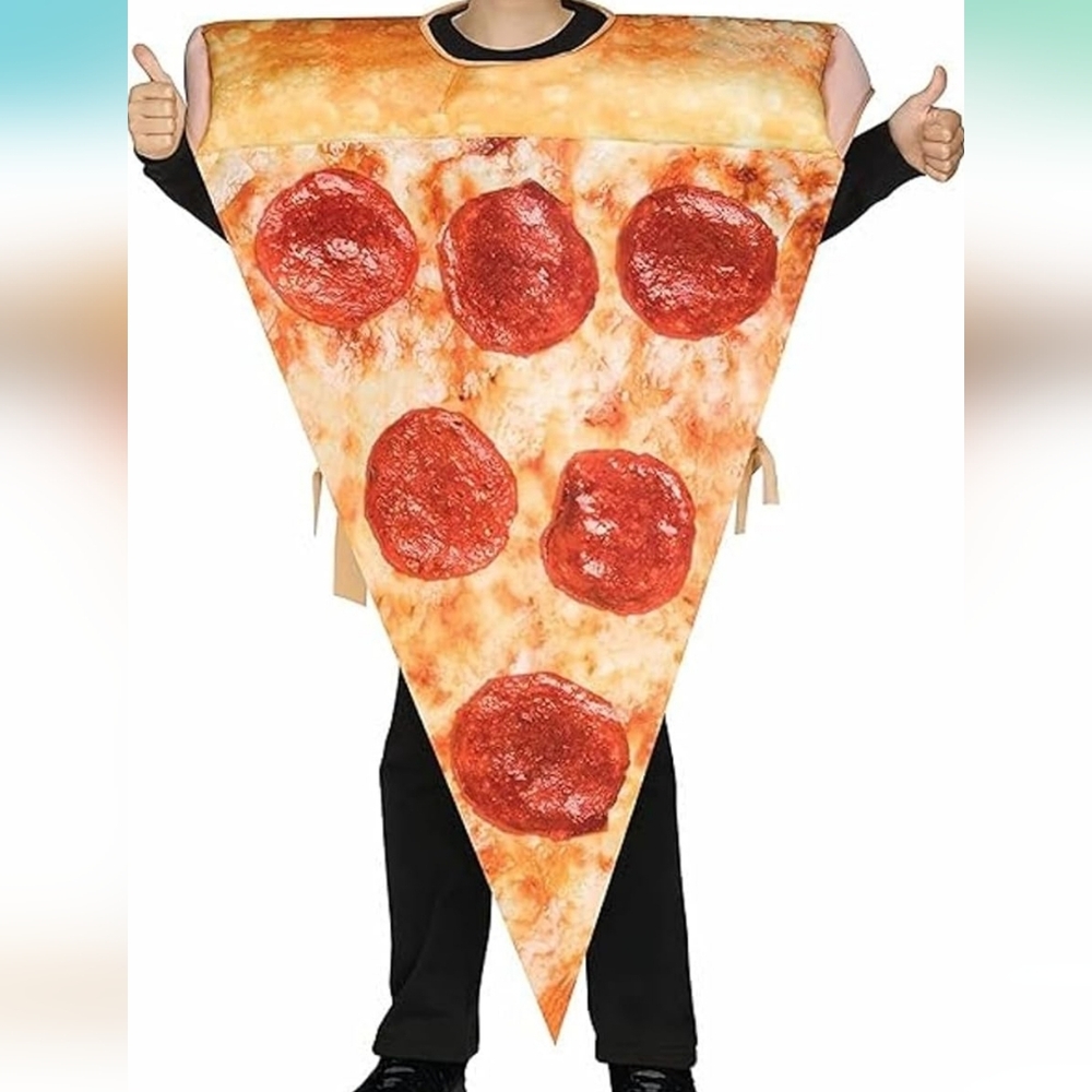 Fun World Kids Photoreal Pepperoni Pizza Costume!